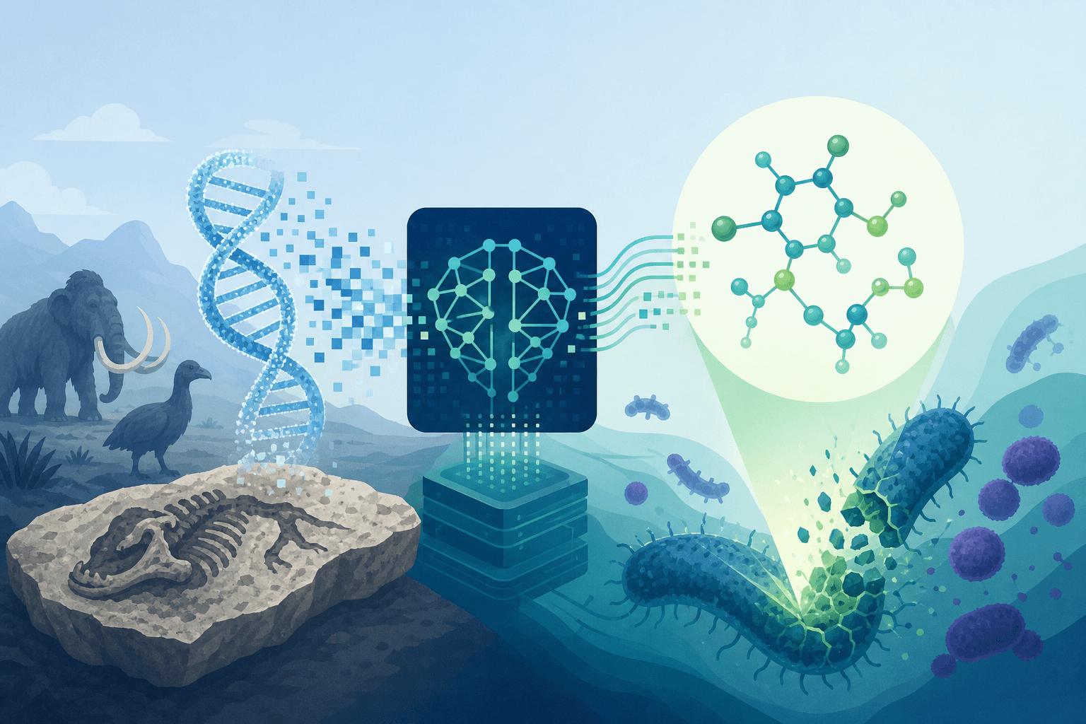 AI Hunts Antimicrobials in Extinct Genomes — And Finds Them